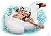 Black Swans Sister GIANT Inflatable Swan Pool Float with Pump