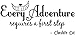 Every Adventure Requires a First Step Cheshire Cat Wall Quote Wall Decals Wall Decal Wall Sticker