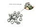 Everydlife Crystal Pipe Screens,15pcs 1/2 inch Diameter Crystal Tobacco Pipes Stainless Steel Mental Filter for Crystal Smoking Pipe