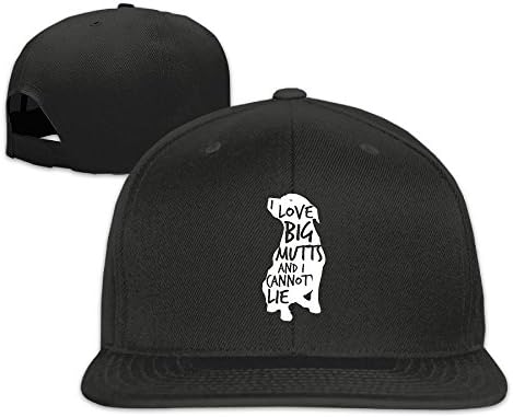 Funny Dog Flat Brim Baseball Hat
