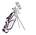 Aspire X1 Womens Golf Clubs Full Set, Includes Driver, Fairway, Hybrid, 6-PW Irons, Putter, Stand Bag, 3 H/C's, Light Graphite Shafts, Golf Clubs Women Right Handed, Purple, Regular or Petite Size