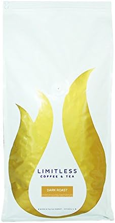 Limitless Coffee Air Roasted Ground Coffee, Dark Roast, 5 Pound