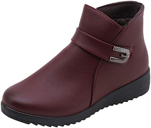 Newest Women's Ladies Boots Flat Roman Warm Casual Shoes Zipper Boots,WORMENG Women's Shoes,for Daily,Work,Travel,Party,Fashion