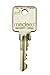 Medeco 100200 BiLevel 1-1/8″ Mortise Cylinder (Bright Brass)