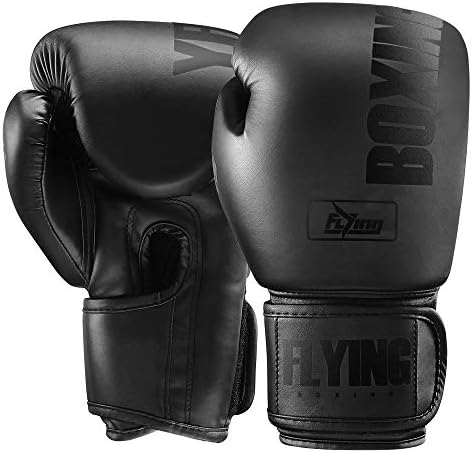 Flying ボクシンググローブ Puレザー スパーリンググローブ 通気性 テコンドーキックボクシング トレーニンググローブ 格闘技グローブ サンドバッグ 空手 ミット 男女兼用 子供