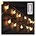 AMARS 16.4FT Battery Operated String Lights, Christmas Globe Fairy Lights with Remote Timer, 50leds String Light for Bedroom, Wedding, Indoor, Outdoor, Party Garden (Warm White) primary