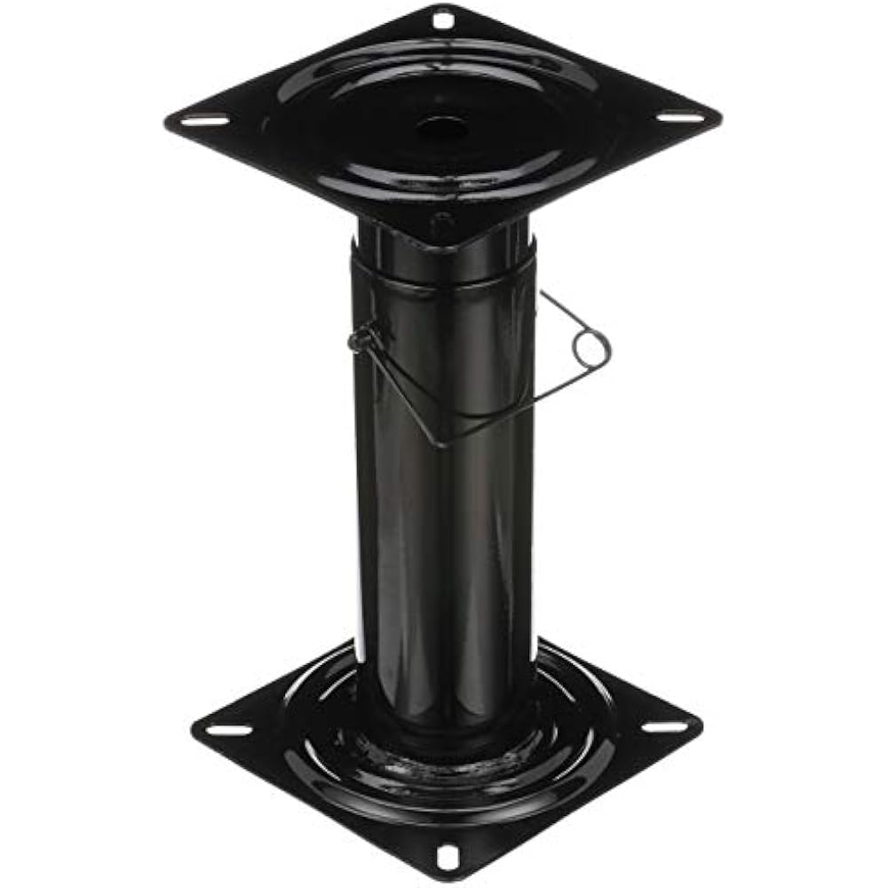Marine Boat Seat Pedestal Base Adjustable Post Mount Swivel Chair Bass