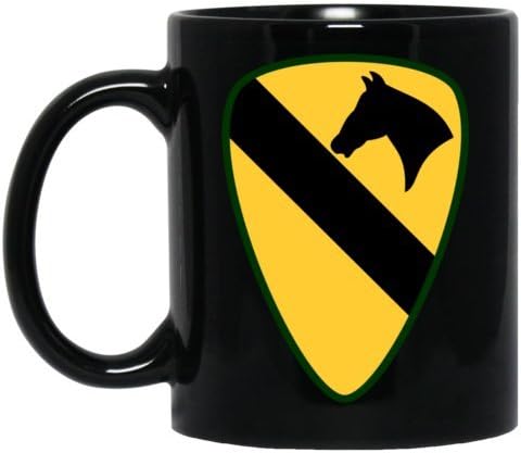 1st Calvary Division United States Military Coffee or Tea Mug (11 oz, Black)