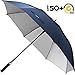 ZEKAR 54/62/68 inch Windproof Large Vented UV Protection and Classic Pongee Fabric Golf Umbrella, Double Canopy Rain Sun Oversized Stick Umbrellas Women Men