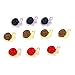 MagiDeal 10Pcs Miniature Dollhouse Bonsai DIY Craft Fairy Garden Glass Vase Snail Decor