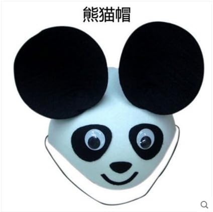 Fashion Cartoon animal headdress hat Halloween Cosplay show Christmas performance cap props birthday gifts 2 (panda)