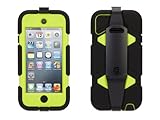 Griffin Black/ Citron Survivor Case + Belt Clip for iPod touch (5th/ 6th gen.) - Extreme-duty case