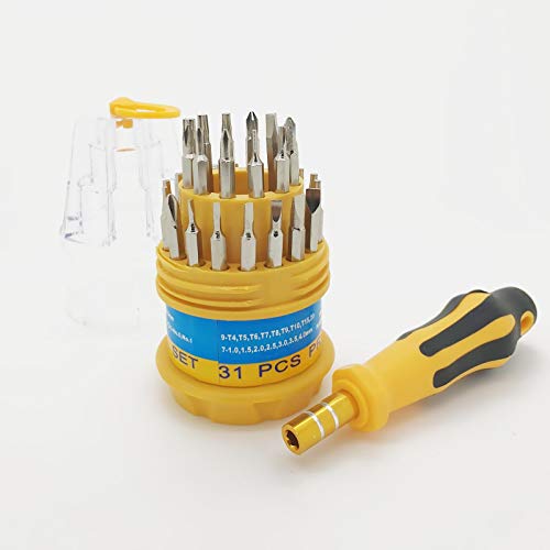 31 in 1 Set Feinmechaniker Schraubendreher Set Fein Werkzeugset Für PC Handy Smartphone Laptop Reparatur Set Torx Satz