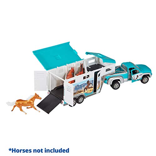 Breyer Stablemates Truck & Gooseneck Trailer Horse Toy 14" x 4.5" x 6
