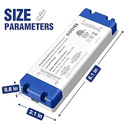 GOOVER 25W Triac Dimmable Driver,Power Supply,AC