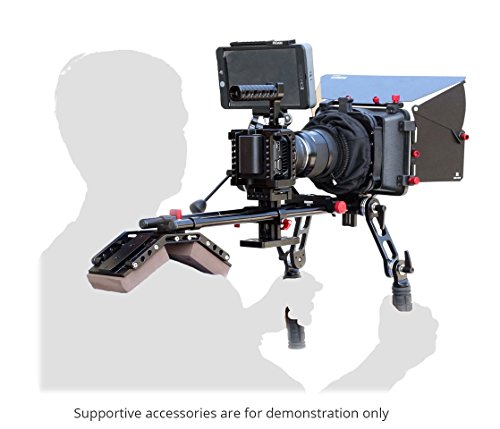CAMTREE Hunt 15mm Rosette Handle Set (CH-15-RH) Comfortable Handgrip Support for Rod Rail, Camera Shoulder Rig Kit (Arri Standard) - Thumbnail 5