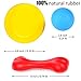 Large Puppy Dog Chew Toys 10 Value Pack , for Medium and Large Dogs - for Aggressive Chewers , 3 Dog Toys Natural Rubber (Dog Frisbee, Dog Toys Bone, Dog Ball) , 6 Dog Toys Rope, Youngever