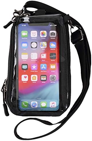 Shoebill スマホポーチ 入れたまま操作 二台 スマートフォンポーチ ショルダー 縦 ポシェット 斜めがけ カラビナ