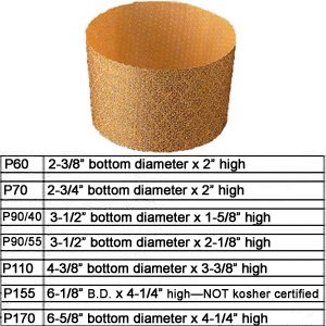 Novacart Panettone Mold - P70, 100 Pieces