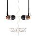 iPhone Earphone, Inateck In-ear Earphone Genuine Wood Noise-isolating Earbud Headphone with Mic and Remote for iPhone 7/7 Plus/6/6 Plus/6s, iPad, Samsung and More