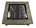 Pleasant Hearth Bradford Square Natural Slate 34-Inch Fire Pit with Copper Accents