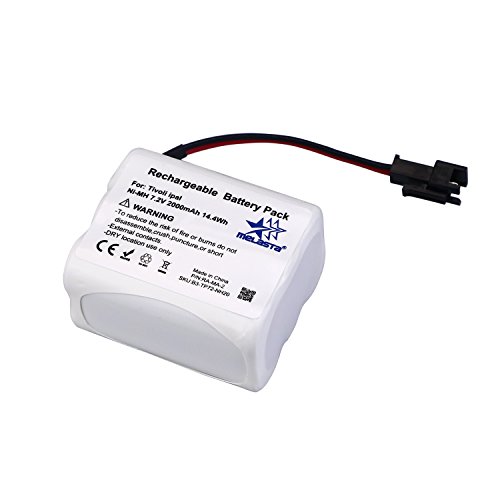 melasta 7.2V 2000mAh NI-MH Audio Replacement Battery for Tivoli PAL iPAL Radio (MA-1, MA-2, MA-3 Compatible 2 Wire)