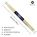 Scout Products 5A Drumsticks, 8 Pairs, Maple