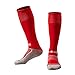 TULUO Kids Knee High Compression Team Sport Towel Bottom Soccer & Football Socks