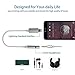  iPhone 7 Adapter headphone jack, Lightning to 3.5 mm headphone jack adapter for iPhone 7 / 7 plus Silver