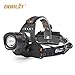 BORUIT Rechargeable Headlamp Flashlight Super Bright 5 Modes Head Lamp Flash Light IPX5 Waterproof USB Headlight