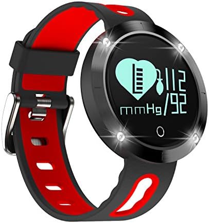 Heart Rate Watch, Blood Pressure Monitor Smart Watch Sports Bracelet Wristband Activity Tracker Fitness Bracelet Cardio Watch with Pedometer Sleep Monitor for iPhone iOS Android