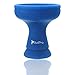 BudPro Hookah Bowl - Phunnel Silicone Type with 7 Holes - Shisha Bowl Blue Color - Right Change for Clay & Ceramic Bowls