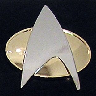 STAR TREK COMMUNICATOR Uniform Metall PIN Next Generation