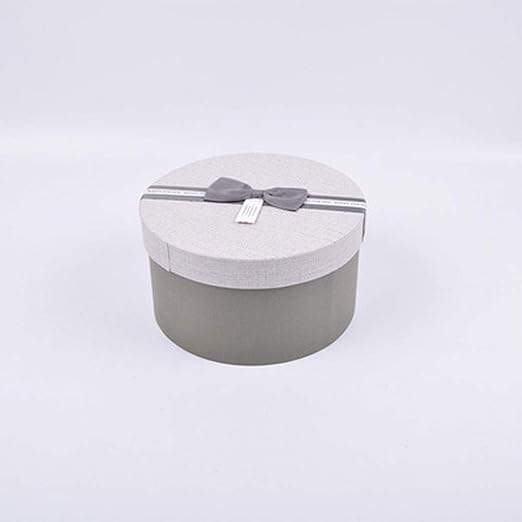 LIWUHE - Caja de Regalo (Redonda), Gris, Large: Amazon.es: Juguetes y juegos