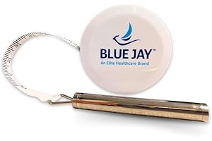 Blue Jay An Elite Healthcare Brand Measure It Measuring Tape for Body Measurements with Gulick Spring | Crafted with Fiberglass and Push Button Retractable | 6 ft