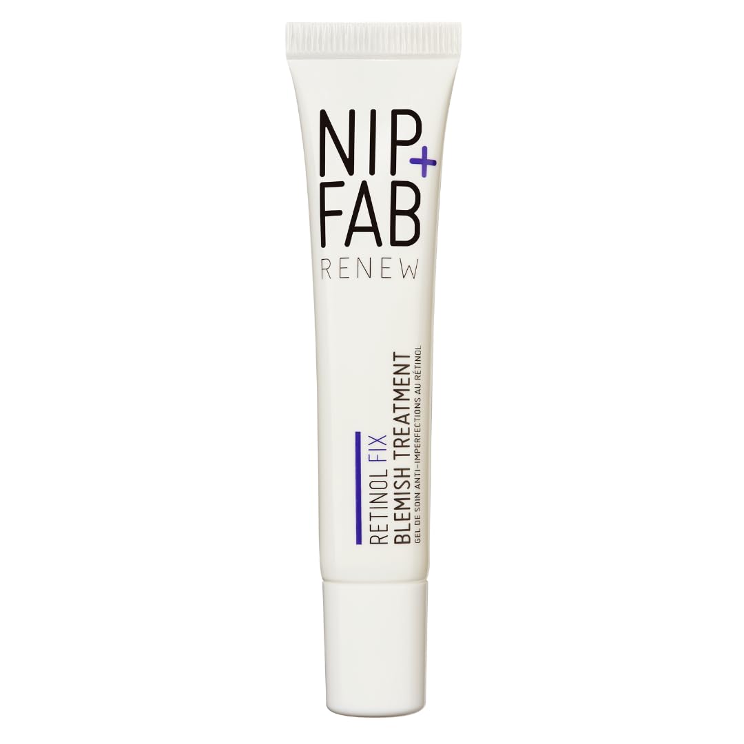 Nip + Fab Retinol Fix Gel 10% – Targeted Facial Gel with Salicylic Acid and Tranexamic Acid to Diminish the Appearance of Spots, Imperfections and Post-Breakout Marks, Vegan, 15ml