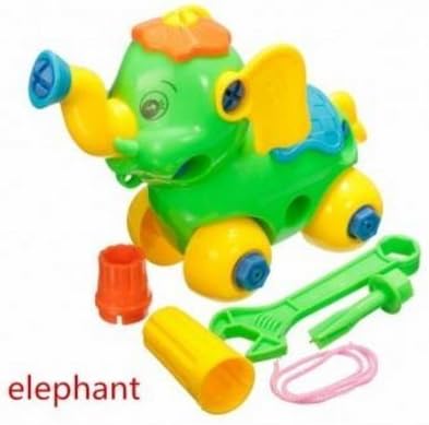 Puzzle Building Toys Develop Learning Fun Tools NEW EDS Build A Train Kids Toy (Elephant) by Lovestore2555