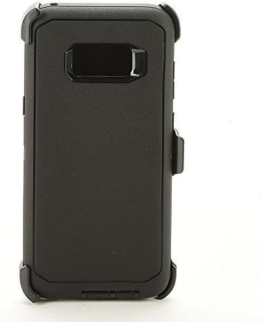Galaxy S8 PLUS Case, 3-Layer Protection Military Grade Rugged Shockproof Defender Case for Samsung Galaxy S8+ Models (With Belt Clip Holster) (Black)