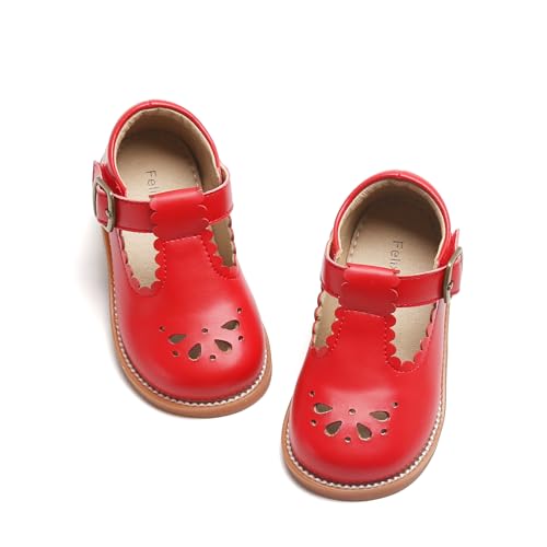 Felix & Flora Toddler Little Girl Mary Jane Dress Shoes - Ballet Flats for Girl Party School Shoes