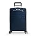 Briggs & Riley Baseline 22 inch Softside Carry On Luggage with Spinner Wheels 22 x 14 x 9. Expandable Suitcase with Compression Packing System, Navy
