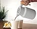 Hastings Collective Thermal Coffee Carafe 50 Oz - Large Stainless Steel Insulated Carafe - 1.5 Liter Double Walled Vacuum Thermos Coffee and Beverage Dispenser with Tea Infuser and Strainer (Gray)