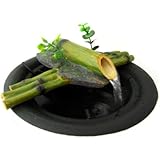 Fuente de Agua con Caña de bambú, cascada (12040): Amazon.es: Jardín