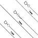 FIBO STEEL 3 Pcs Stainless Steel 1mm Snake Box Curb Chain Necklaces for Men Women Fashion Thin Crafted Twisted Necklace Jewelry Set