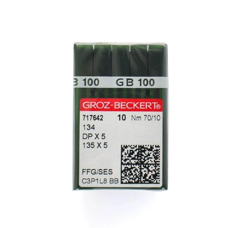 Photo 1 of 100pcs Groz-Beckert 134 135X5 Dpx5 FFG/SES Needle for Singer Pfaff Sewing Machine Dp x 5 Dp*5 (10(70))