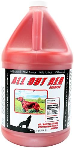 Wild Animal All Out Red 50:1 Shampoo, Gallon