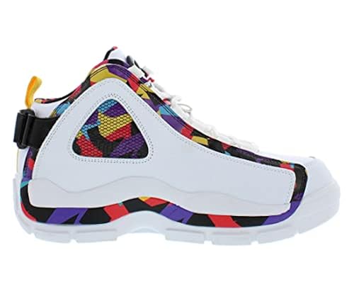 Fila Men's Grant Hill 90s Sneaker, White/Black/Electric Purple