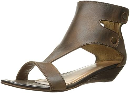 Diba Women's Kite Tail Wedge Sandal, Chestnut, 9 M US