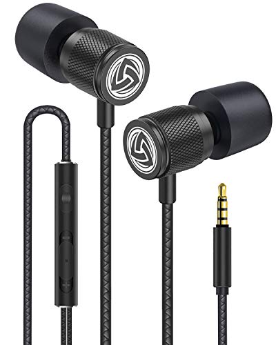Wired-Earbuds-LUDOS-Ultra-in-Ear-Headphones-with-Microphone-Earphones-with-Mic-and-Volume-Control-Memory-Foam-Reinforced-Cable-Bass-Compatible-with-iPhone-Apple-iPad-Computer-Laptop-PC