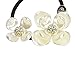 Canserin Pearls Diamond Flower Hair Band Rope Scrunchie Ponytail Holder