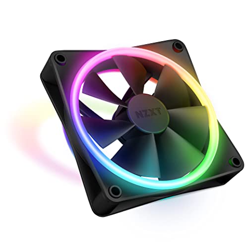 F120 RGB Duo - 120mm doppelseitiger RGB-Lüfter – 20 einzeln adressierbare LEDs – Ausgeglichener Airflow und statischer Druck – Fluid Dynamic Bearing – PWM Control – Schwarz